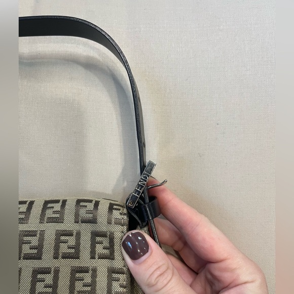 Fendi Brown Zucchino Baguette - Picture 10 of 13